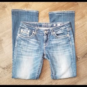 Miss me blue bootcut jeans 29 inseam 33